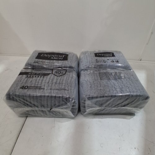80PK MEN'S DEPEND FIT-FLEX ADULT MAXIMUM ABSORBENCY INCONTINENCE DISPOSABLE UNDERWEAR - SMALL / MEDIUM (26" - 34") - GREY (MODEL: 5420203) image 3