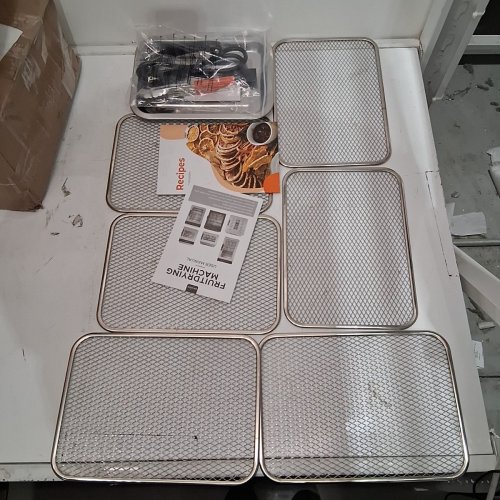 VVINRC 6-TRAY FOOD DEHYDRATOR WITH DIGITAL DISPLAY- 400W- STAINLESS STEEL (MODEL: LT-28) image 4