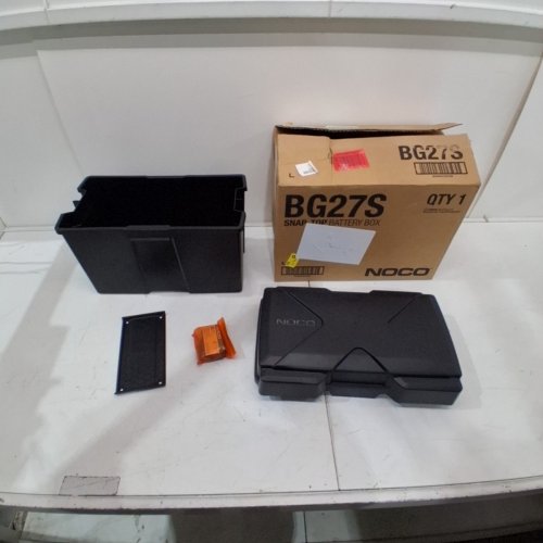 NOCO SNAP-TOP BATTERY BOX FOR LAWN AND GARDEN - 16.4" X 9.7" X 11.3" - BLACK (MODEL: BG27S) image 2