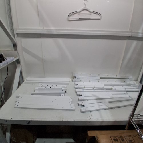 HAAGEEP METAL PLATFORM BED GRAME - FULL 20'' - WHITE (MODEL: HYH3-20F) image 2