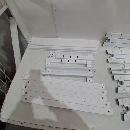 HAAGEEP METAL PLATFORM BED GRAME - FULL 20'' - WHITE (MODEL: HYH3-20F) image 3