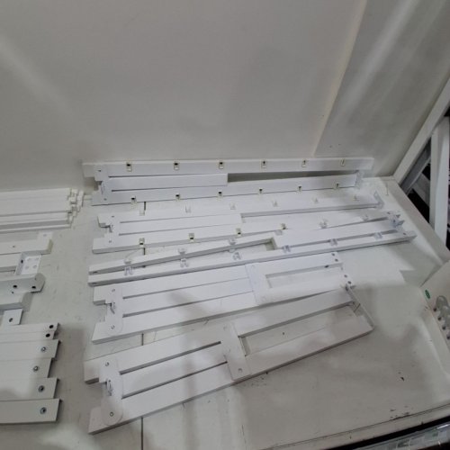 HAAGEEP METAL PLATFORM BED GRAME - FULL 20'' - WHITE (MODEL: HYH3-20F) image 4