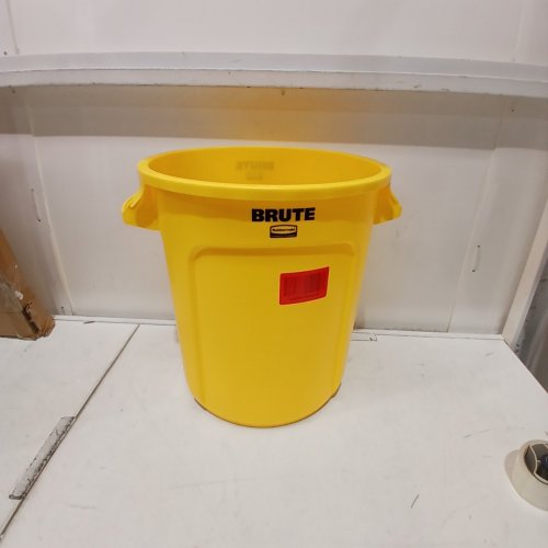 RUBBERMAID COMMERCIAL PRODUCTS BRUTE GARBAGE CAN - 10GAL- YELLOW - (MODEL: FG261000YEL) image 2