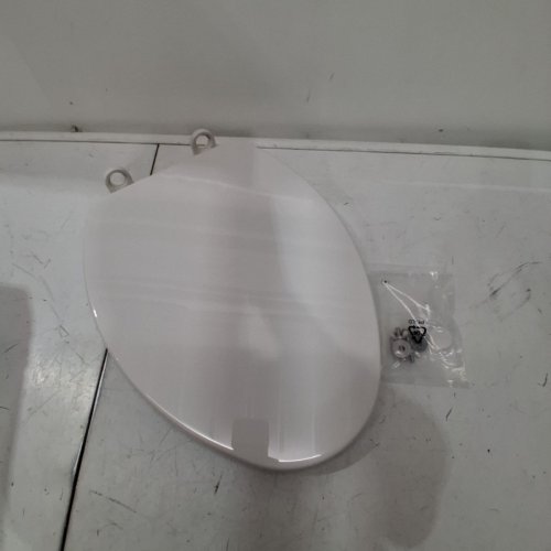 SAILTOK ELONGATED TOILET SEAT WITH SOFT CLOSE - WHITE image 2
