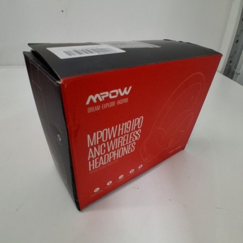 MPOW H19 IPO ACTIVE NOISE CANCELLING WIRELESS BLUETOOTH 5.0 HEADPHONES - BLACK (MODEL: BH388A) image 3