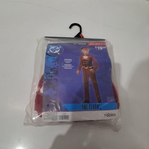 2PC DISGUISE BOY'S DC THE FLASH COSTUME WITH MASK - SMALL(4-6) - RED(STYLE:1000129) image 2