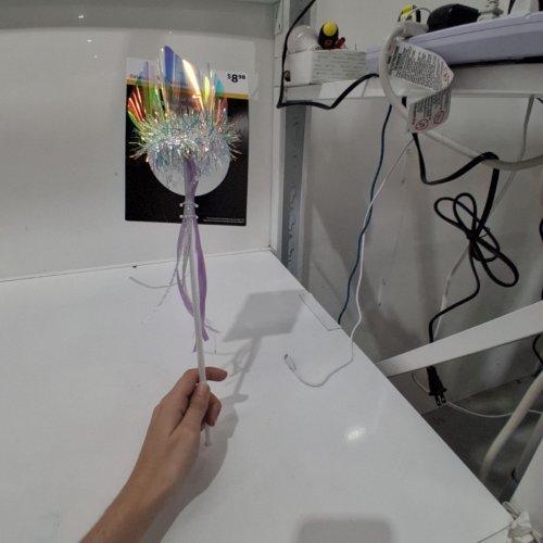WAY TO CELEBRATE! LIGHT-UP STAR WAND - IRIDESCENT PURPLE (STYLE: WM36202) image 2