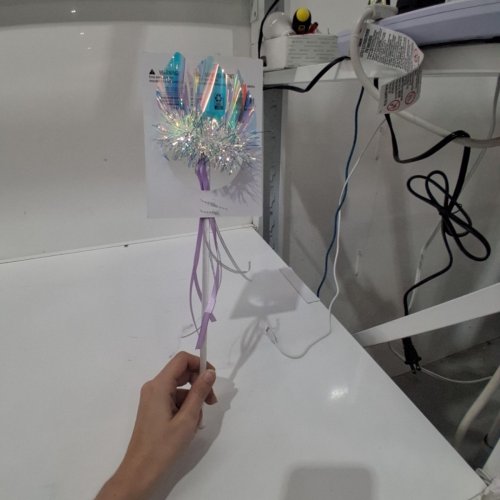 WAY TO CELEBRATE! LIGHT-UP STAR WAND - IRIDESCENT PURPLE (STYLE: WM36202) image 3