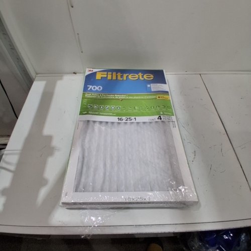 4PK FILTRETE PLEATED DUST POLLEN AND PET DANDER REDUCTION FILTERS - 16" X 25" X 1" (MODEL:MPR 700) image 2