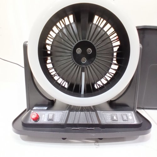 INFINITY X1 SOLAR MISTING FAN- 500LUMENS - BLACK (MODEL: 1985328) image 2
