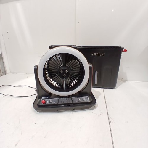 INFINITY X1 SOLAR MISTING FAN- 500LUMENS - BLACK (MODEL: 1985328) image 3