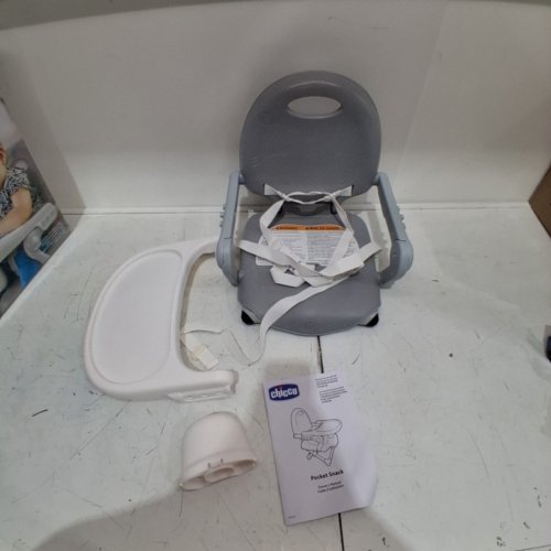 CHICCO POCKET SNACK BOOSTER SEAT, PORTABLE, ANTI SLIP AND NON MARKING FEET - STONE (MODEL: 7936347) image 2