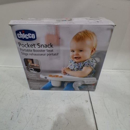 CHICCO POCKET SNACK BOOSTER SEAT, PORTABLE, ANTI SLIP AND NON MARKING FEET - STONE (MODEL: 7936347) image 5