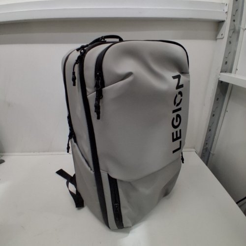 LENOVO LEGION GAMING LAPTOP BACKPACK WITH 3 MAIN COMPARTMENTS AND 19 SPECIALIZED POCKETS - FITS 17" LAPTOPS - 21L CAPACITY - WATER RESISTANT - LIGHT GREY (MODEL: GB800) image 3