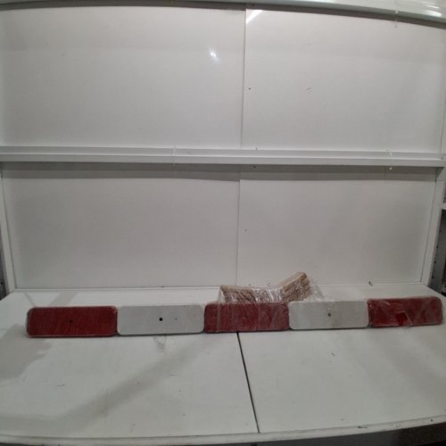 IKEA KIDS BALANCE BEAM BENCH - 54" - RED/WHITE/NATURAL WOOD image 2