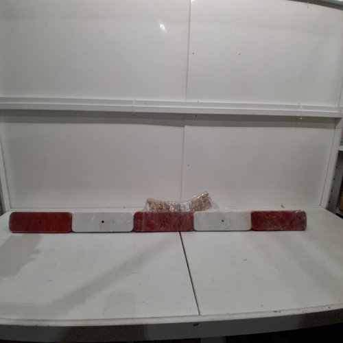IKEA KIDS BALANCE BEAM BENCH - 54" - RED/WHITE/NATURAL WOOD image 6