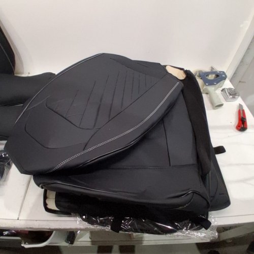 CAR SEAT COVERS WITH HEADRESTS FOR SUBARU CROSSTREK 2016-2026 - BLACK\BEIGE (MODEL: CA-8245-067-1591) image 4