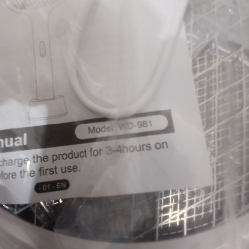 YISSVIC DUAL MODE ELECTRIC MOSQUITO BUG ZAPPER RACKET - WHITE (MODEL: WD-981) image 2