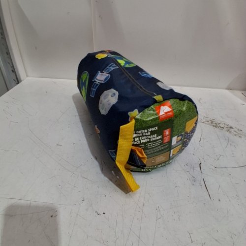 KID'S OZARK TRAIL SLEEPING BAG - LEFT HANDED - 56" X 26" - OUTER SPACE (MODEL : JCA-H5626BR) image 2