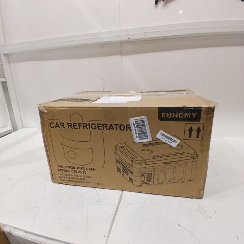 EUHOMY CAR REFRIGERATOR COMPRESSOR ELECTRIC COOLER WITH APP CONTROL - 12V - 10L - BLACK/GREY (MODEL: CF020-10GR-CAEH) image 6