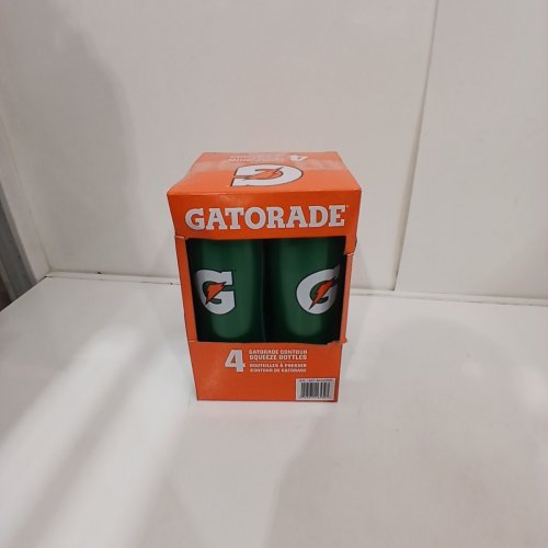 4PK GATORADE CONTOUR SQUEEZE BOTTLE - 32OZ - GREEN image 3