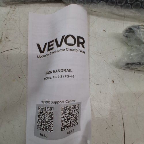 VEVOR IRON METAL HANDRAIL - 41" /220LBSMAX - BLACK (MODEL: FG-2-3) image 4