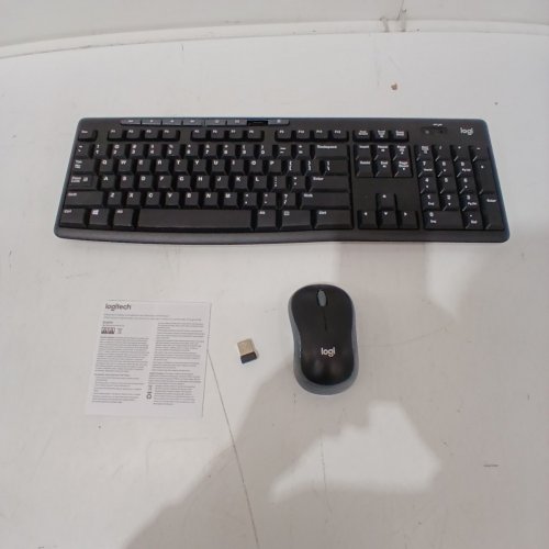 LOGITECH WIRELESS KEYBOARD AND MOUSE COMBO - 2.4 GHZ - BLACK (MODEL: MK270) image 3