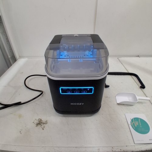 HICOZY CLEAR-VIEW FAST COUNTERTOP ICE MAKER - 1.4L - GREY/BLACK (MODEL: HIM-D5) image 2