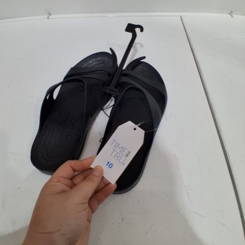 TIME AND TRU BEACH SHOES - 10 - BLACK image 5