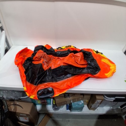 INTEX RECREATION EXPLORER 100 - 1-PERSON INFLATABLE BOAT - BOAT ONLY - ORANGE/BLACK/YELLOW(MODEL: 58329EP) image 2