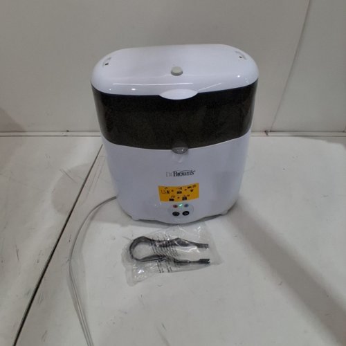 DR BROWNS NATURAL FLOW DELUXE BOTTLE STERILIZER ELECTRIC STEAM SYSTEM - STERILIZES 6 BOTTLES AT ONCE - WHITE (MODEL: AC045) image 4