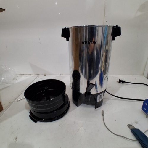 VEVOR COMMERCIAL COFFEE URN DISPENSER/ELECTRIC BOILER FOR FAST BREW - 40 CUPS - STAINLESS STEEL/BLACK (MODEL: FCMLA042) image 5