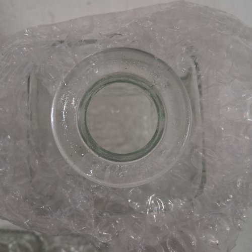 4PC GLASS DECANTER BOTTLES WITH STOPPERS - 1L - CLEAR image 4