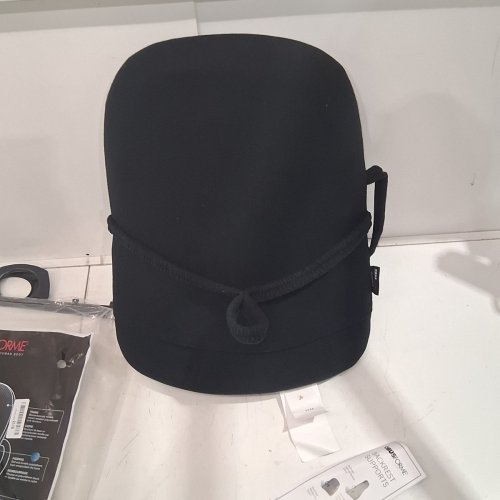 OBUS FORME LOW-BACK BACKREST SUPPORT CUSHION W/ REMOVABLE & ADJUSTABLE LUMBAR SUPPORT - (MODEL: LB-BLK-CB) image 4