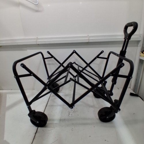 GARVEE FOLDING/COLLAPSIBLE FLAT STYLE ALL TERRAIN CAMPING CART/WAGON - 380LBS CAPACITY - BLACK (MODEL: PSS_339CPVBK)) image 2