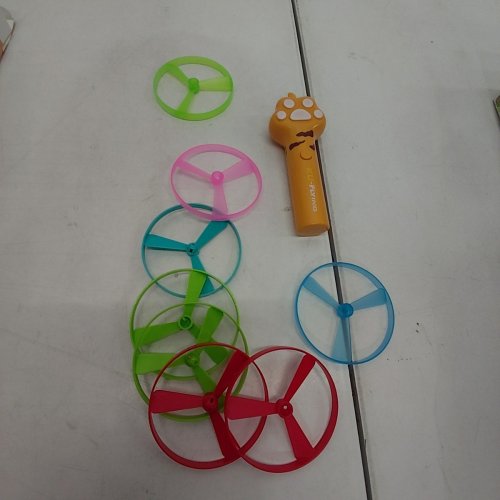 9PC RECHARGEABLE PET FLYING DISC TOY - 300 MAH - MULTICOLOR (MODEL: NO.268-36) image 3