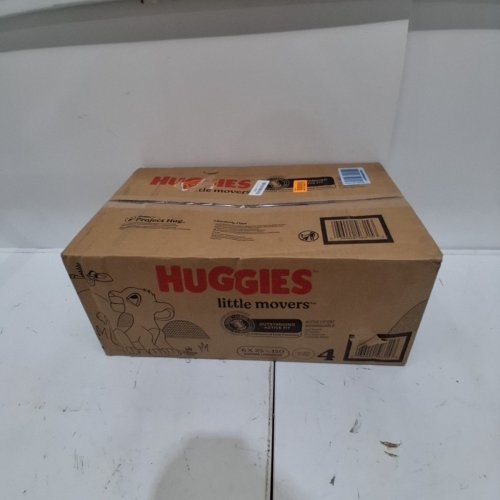 6 (25PK) HUGGIES LITTLE MOVERS DIAPERS - SIZE 4 - WHITE (TOTAL 150) image 3
