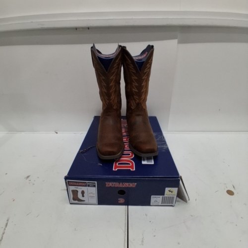 MEN'S DURANGO REBEL FRONTIER WESTERN BOOTS - 10.5" - BROWN (STYLE: DDB 0244) image 2