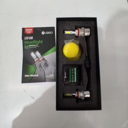 RUBEO LED CAR HEADLIGHT BULBS - 18W, 6500 K - COOL WHITE (MODEL : H9) image 2