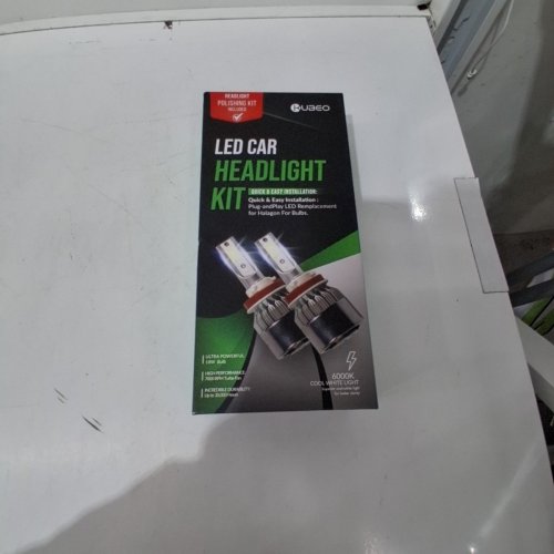 RUBEO LED CAR HEADLIGHT BULBS - 18W, 6500 K - COOL WHITE (MODEL : H9) image 3