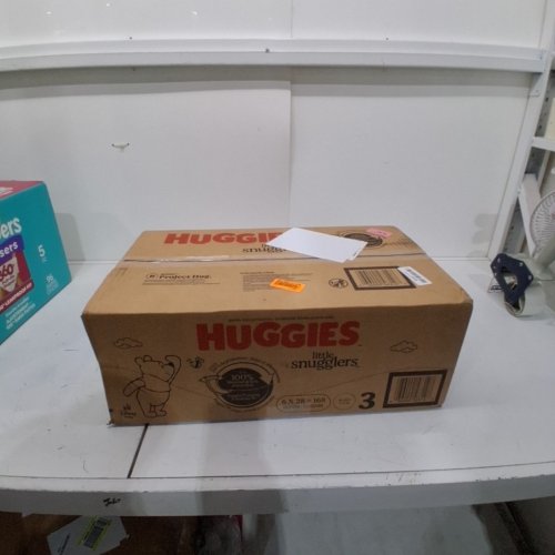 168PK HUGGIES LITTLE SNUGGLERS DIAPERS - SIZE 3 - WINNEY THE POOH image 2