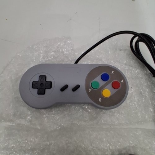 2PK WIRED SNES STYLE CONTROLLERS - USB-A CONNECTOR - GREY image 3