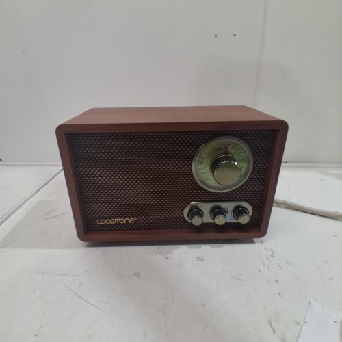 LOOPTONE RETRO WOOD FM AM RADIO - BLUETOOTH - BROWN WOODGRAIN (MODEL:DS-R08) image 4