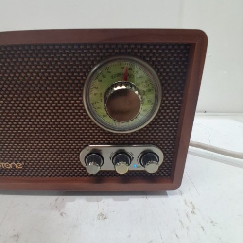 LOOPTONE RETRO WOOD FM AM RADIO - BLUETOOTH - BROWN WOODGRAIN (MODEL:DS-R08) image 5