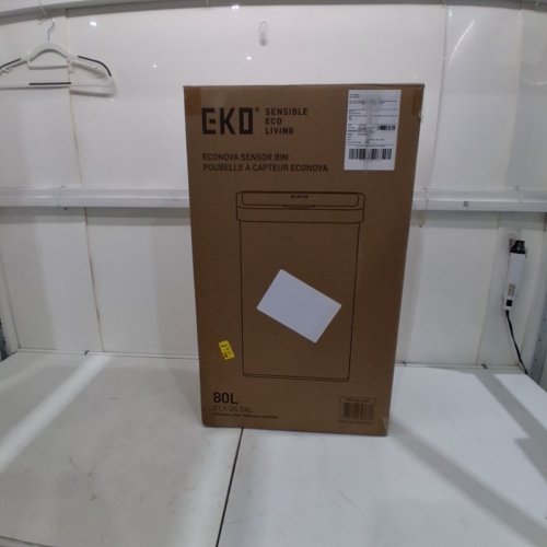 EKO MIRAGE MOTION SENSOR TRASH CAN - 80L - MATTE BLACK - (MODEL: EK9578) image 5