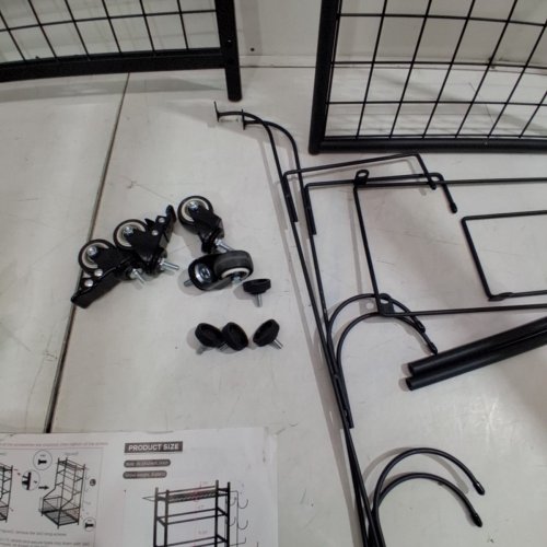 WUC DUMBBELL RACK FOR GYM EQUIPMENT ORGANIZER - BLACK image 7