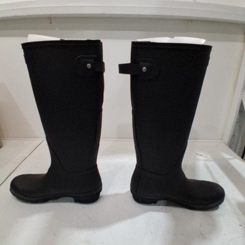 WOMEN'S HUNTER ORIGINAL TALL ADJUSTABLE BOOTS - 9M - BLACK (STYLE: ORG TALL BK ADJ) image 5