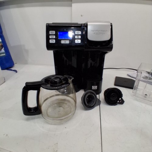 HAMILTON BEACH 3-IN-1 FLEXBREW TRIO COFFEE MAKER - 12 CUP GLASS CARAFE - BLACK (MODEL: 49902C) image 7