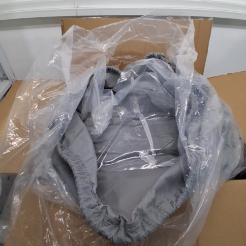 GEARFLAG HEAVY DUTY 5TH WHEEL TRAILER RV COVER WITH SLIDE OUT ZIPPED OPENING AND REINFORCED WINDPROOF REFLECTIVE SIDE STRAPS - GREY - FITS 36FT - 38FT (MODEL: 7RVC-7J) image 3