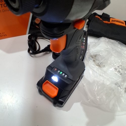 DOVAMAN HEX BRUSHLESS CORDLESS IMPACT DRIVER KIT WITH BATTERY AND CHARGER - 20V - 1/4" (MODEL: TITANCE X7) image 3